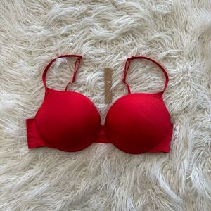 Skims Ultimate Collection Pushup Plunge Bra Cayenne Size 38C